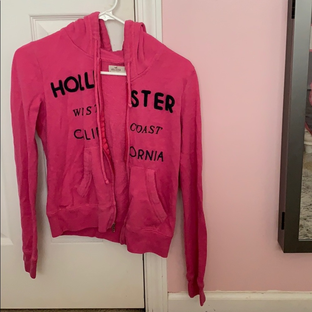 Hollister zip hoodie